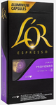 Кофе натуральный жареный молотый L'OR Espresso Lungo Profondo 10х52г