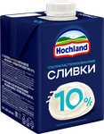 Сливки Hochland питьевые ультрапастеризованные 10% 500мл