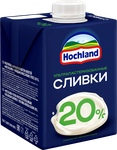 Сливки Hochland питьевые ультрапастеризованные 20% 500мл