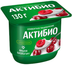 Биойогурт АктиБио обогащенный вишня 2,9% 12*130г