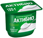 Биойогурт АктиБио обогащенный натуральный 3,5% 12*130г