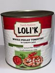 Томаты LOLIK целые без кожуры в с/с ж/б 2,55 кг (2 шт)