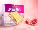 Шоколад Angel Hair розовый с фисташковым кремом и пишмание (турецкой сахарной ватой) 80 г.