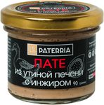 Паштет Paterria Пате из утиной печени с инжиром 90гр