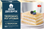 Торт Дом Десерта творожно-йогуртовый, 350г
