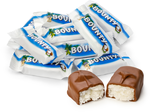Шоколадные конфеты Bounty minis с нежной мякотью кокоса, 3 кг