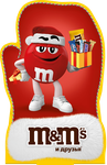 Новогодний подарок набор сладостей M&M'S и друзья Варежка, набор конфет M&M's, Mars, Bounty, Snickers, Milky Way, Twix, 120г