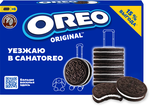 Печенье OREO с какао и начинкой с ванильным вкусом, 228г