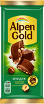 Шоколад молочный Alpen Gold Альпен Гольд с фундуком, 80г