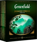 Чай Greenfield Jasmine Dream зеленый, в пакетиках, 2г*100п