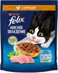 Сухой корм для кошек Felix Мясное объедение С курицей 600г
