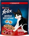 Сухой корм Феликс Двойная Вкуснятина С говядиной 600г