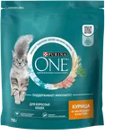 Корм сухой для кошек Purina One с курицей 750г